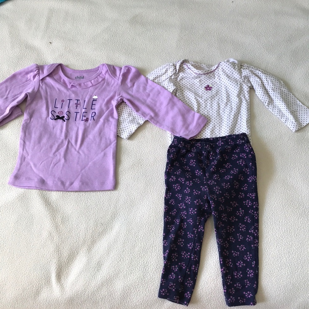 Girls child of mine set, size:12m,